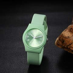 Women Girls Casual Jelly Silicone Band Students Sport Analog Quartz Wrist Watch