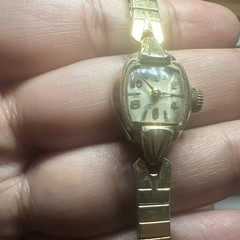 Works VTG 1952 Bulova L2 Art Deco 10k RGP 21J Ladies Cocktail Watch Manual Wind