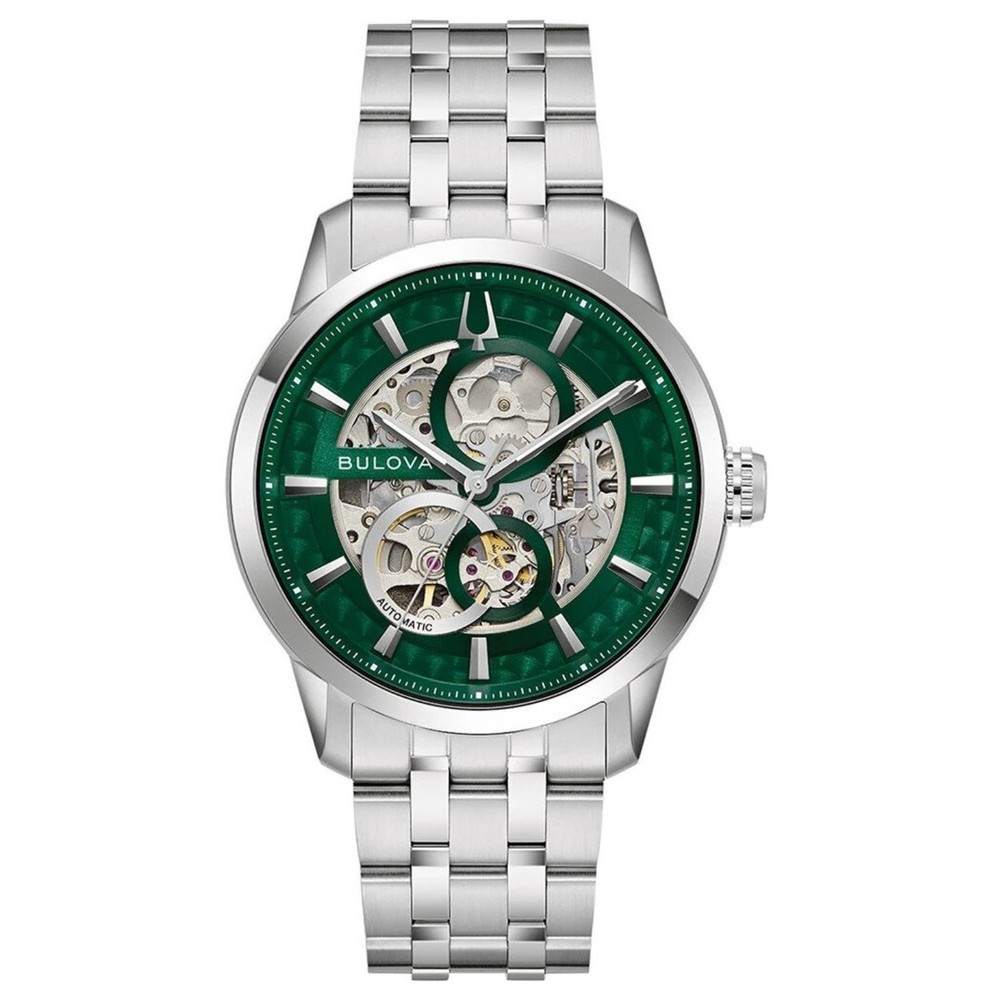 Bulova Men’s Sutton Green Dial Watch – 96A329