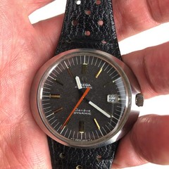 Omega 563 Dynamic automatic watch Speckled Charcoal dial Stainless Just serviced