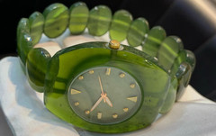 Natural Serpentine Jade Gemstone Watch for Men Women | Handmade Luxury Gift