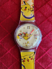 Vintage Pokemon Pikachu Quartz Watch with Ash and others