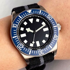 Tandorio 42mm Titanium 20ATM Sapphire Japan NH35 PT5000 Automatic Men Watch Lume