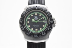 [ Exc+5 ] TAG Heuer 375.513 Formula 1 Professional 200m Black Green Men’s Quartz