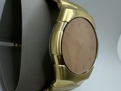 DIESEL D-SRUPTOR Gold Tone Stainless Steel Silver Dial Men’s Watch DZ2214 NWT