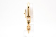 GUCCI 1900L Gold Square Quartz Women’s Watch White Dial Swiss Made Working