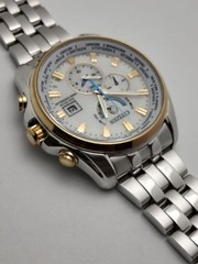 Citizen Double Direct Flight World Time Solar Watch wrist 20.5cm/8.1in