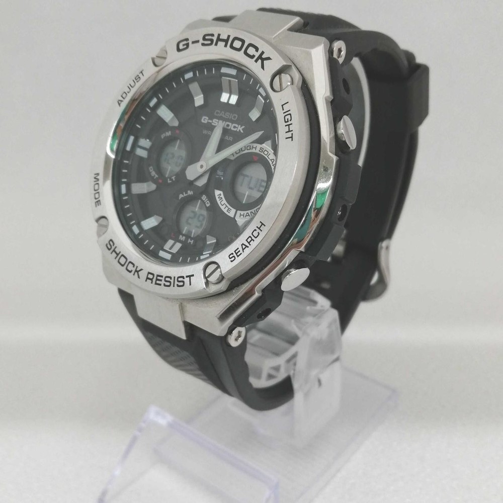 Casio GST-S110 Solar Watch Men’s Analog 20BAR Waterproof Resin Band