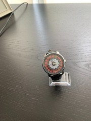 Brand New Roulette Watch Stainless Steel with Black Strap
