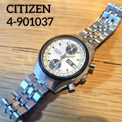CITIZEN 4-901037 Chronograph Men’s Watch 39.6mm Silver Dial