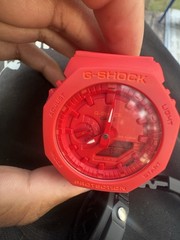 Have 4 G Shocks Ga2100. Red,black/gold, All Black, Pink Bussdown($650).Plain-$75