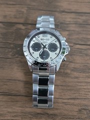 SO & CO NY Tribeca 5509 42mm Champagne Dial Chronograph Stainless Steel