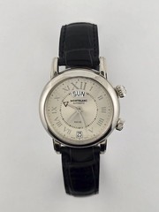 Pre-Owned Montblanc Meisterstück Reveil 8562 36mm Silver Dial w/ Box + Papers
