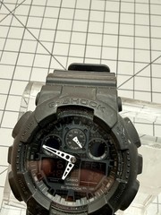 Casio GA-100-1A1 G-Shock 51mm Quartz Ana-Digi Chronograph New Battery