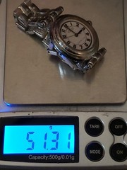 ECCLISSI 3240 Sterling Silver 925 Quartz Watch Size 6.5” 51 gr