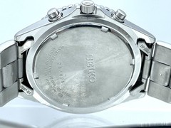SEIKO Flight master Men’s Chronograph Watch Blue Dial Band size 7.5in 7T92-0CF0