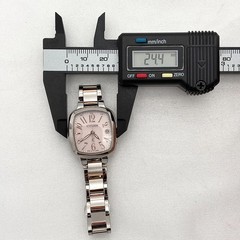Citizen xC Eco-Drive Square Pink Ladies Watch ES8014-54W wrist 14.0cm/5.5in