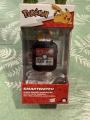 Pokemon Pikachu Kids Smart Watch Touch Screen Camera Video Calculator Black New