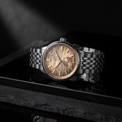 Seagull Natural Series Automatic Mechanical Watch 6180 Polaris Wave Dial 40mm