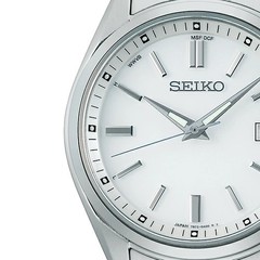 SEIKO Selection SBTM317 Solar Radio Watch 19.5cm 7.68in White Japan Working