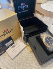 AUTOGRAPHED TISSOT SPECIAL EDITION DAMIAN LILLARD PRX AUTO 40MM GOLD PVD