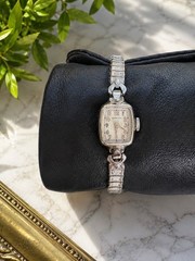 Vintage Hamilton 14K Gold Filled Watch Working Classic Antique Collectible