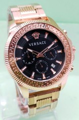 Amazing Versace Date Indicator Chronograph Analog Quartz Men’s Wrist Watch