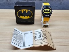 1989 BATMAN DIGITAL WATCH – QUINTEL LE WATCH – NIB