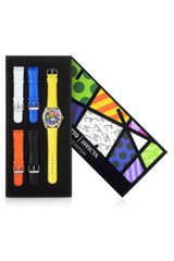 Britto Invicta 43mm Limited Edition Quartz Watch 5 Leather Straps : Silverstone