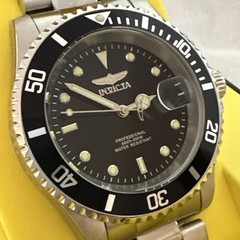 Invicta Pro Diver Black Dial Stainless Steel 40 mm Men’s Watch 26970