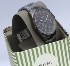 FOSSIL SULLIVAN GREY SMOKE GUNMETAL CHRONOGRAPH MEN’S BQ2854 WATCH