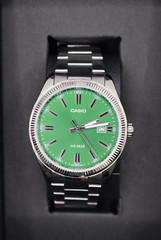 CASIO Collection MTP-1302D-3AJF Green x Silver Mens Watch Dark Dial Analog Gift