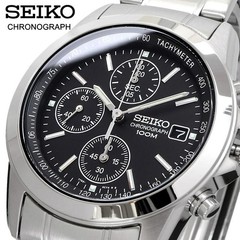 SEIKO Watch Domestic Regular Quartz 1/20 Second Chronograph 100M Business