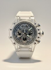 Invicta Racing X-Grid 44mm Clear Transparent Chronograph Men s Watch New 69680