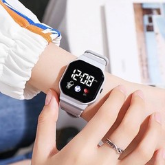Kids LED Digital Watch Waterproof Sports Silicone Boys Girls Electronic