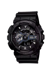BRAND NEW Casio G-SHOCK Black Blue Resin Analog-Digital Men’s Watch GA110-1B