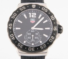 Tag Heuer Men’s Formula Quartz Watch w/ Rubber Tag Heuer Band WAU-1110