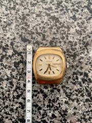 Raketa Watch Vintage watch Soviet mechanical Wristwach Rare Gold Plated AU-10