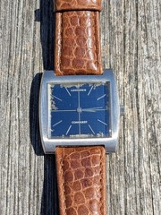 1960s Longines Conquest Manual Wind 30mm Square Case Cal L847.3. Accurate. Boxed