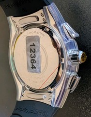 TechnoMarine Cruise Glitz Men’s Watch TM-125014 Silver & Crystal Bezel 44.5mm
