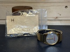Vintage Hamilton Snap On Tools Wrist Watch Gold Plated All Original