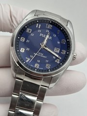 PULSAR by Seiko MEN’S PC32-X089 Watch New Battery Blue Dial New Battery