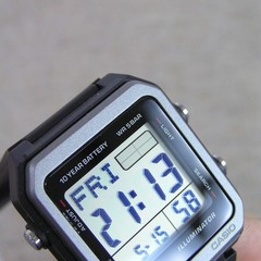 UK STOCK CASIO W-221H-1AJF Japan Exclusive Digital Watch Classic Model Black
