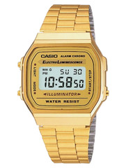 CASIO STANDARD Digital A-168WG-9W Digital Gold Watch Men’s