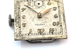 Vintage CROTON 634 F3X 17 Jewels Art Deco Men’s 21mm Watch Movement PARTS REPAIR