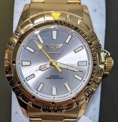 Invicta Specialty Men’s Watch (Model 69031) – Gold Tone & Silver Dial – 42mm