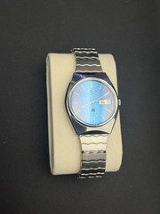 Vintage Seiko Type 2 Rare Blue Dial 7123-7000 Men’s Quartz Watch Japanese/eng