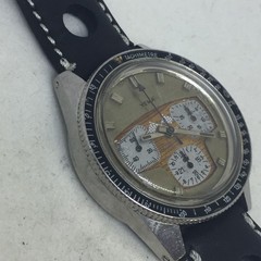 VINTAGE YEMA RALLYGRAF SUPER 606737 “Formica” CHRONOGRAPH MANUAL WIND 39MM