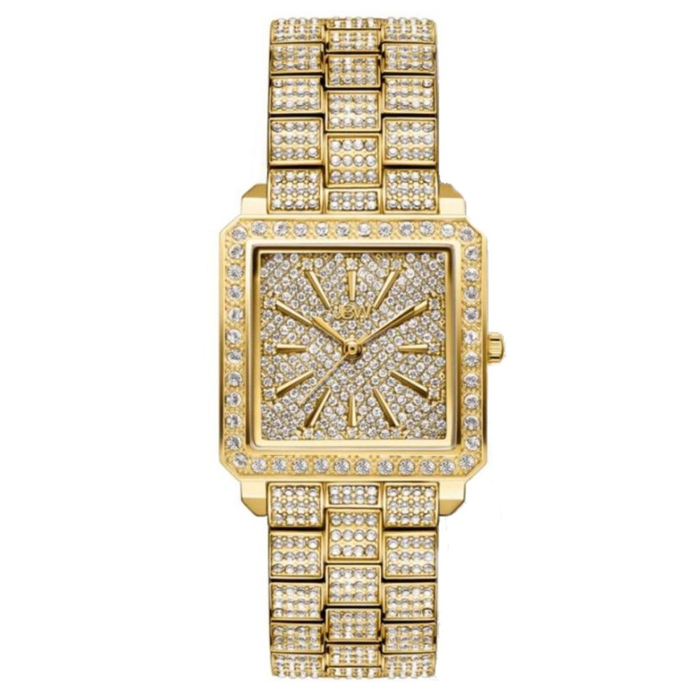 JBW Cristal 28 Women’s Gold-Plated Stainless Steel Quartz Watch J6386A