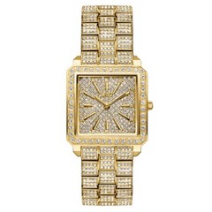 JBW Cristal 28 Women’s Gold-Plated Stainless Steel Quartz Watch J6386A